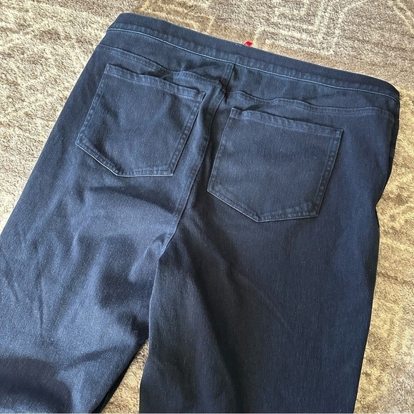 NWT Spanx Cropped High Rise Jean-ish Leggings Twilight Blue Rinse 3X - Picture 10 of 10